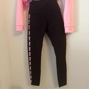 Victoria's Secret PINK Black Leggings
